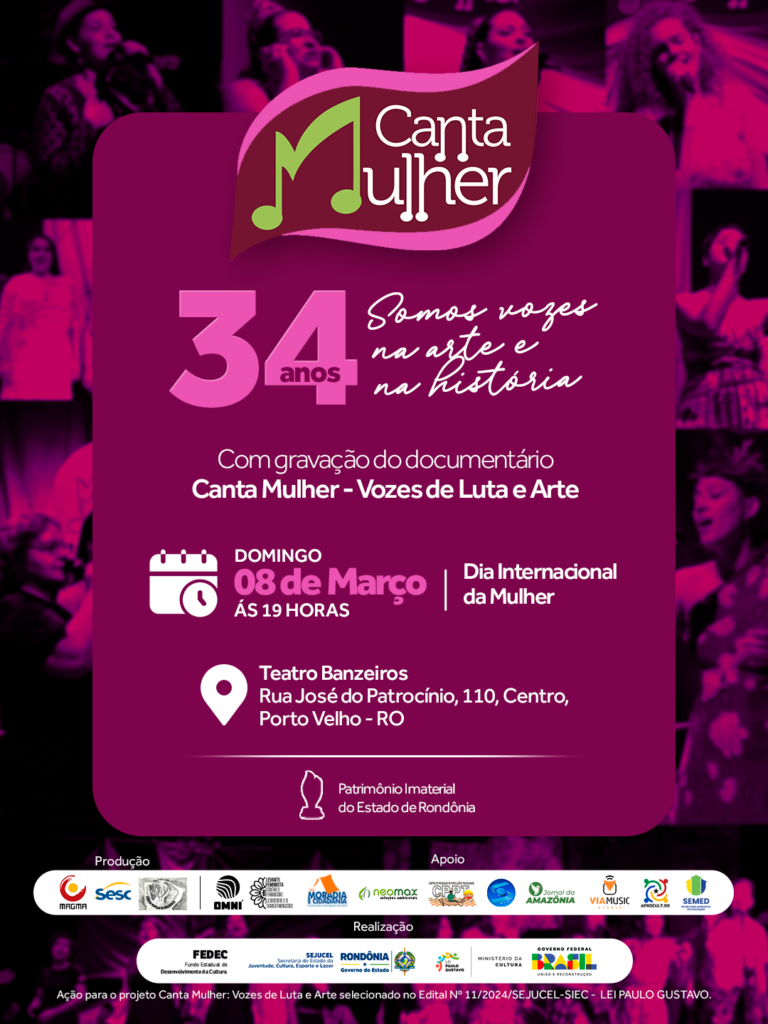 Canta Mulher Edição 34 anos